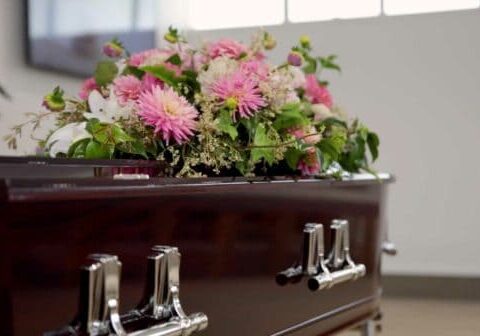 P+h Casket Flower Spray